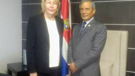 Exfiscala venezolana Luisa Ortega llega a Costa Rica para reunirse con el fiscal general Jorge Chavarría
