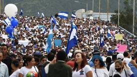 Opositores protestan en Honduras contra presidenta Xiomara Castro