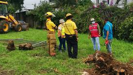 Leve merma en lluvias permitió inspeccionar hundimiento que amenaza viviendas en Alajuela