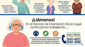 Ageco ofrece servicio telefónico para adultos mayores que quieran hablar o poner denuncias 