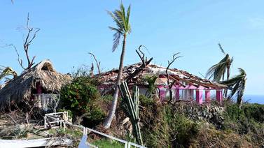 ‘La casa de Tarzán’ en Acapulco, testigo de la furia del huracán Otis