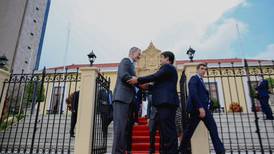 Rey de España se reúne con Carlos Alvarado en la Cancillería 