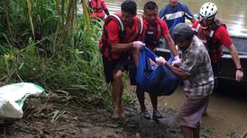 Cruz Roja ubica cuerpo de menor ahogado en Sixaola