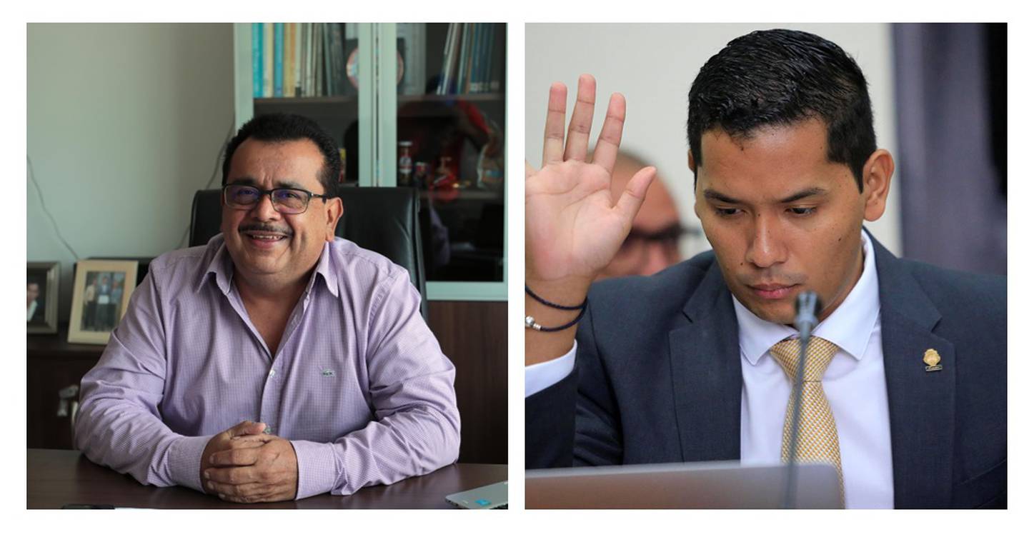 Carlos Viales, alcalde de Corredores, y Gustavo Viales, diputado del PLN. Foto Archivo.
