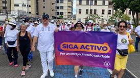¡Siga activo! Marcha en San José por el envejecimiento saludable
