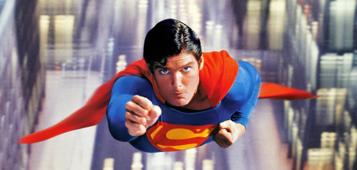 ‘Superman’ salió el 13 de diciembre de 1978. Está inspirada en las tiras de cómics de la editoral estadounidense DC Comics. En la foto, Christopher Reeve.