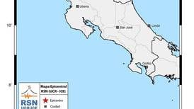 Temblor con epicentro en costa nicaragüense es percibido en Costa Rica