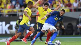 Colombia frena la racha de victoria de Brasil en la eliminatoria sudamericana