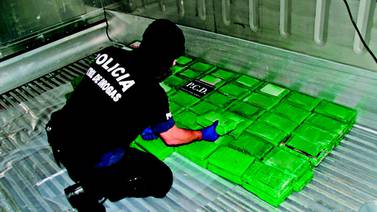 Policía encuentra 33 kilos de cocaína en otro contenedor en Moín