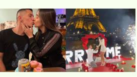 Andrea Salas y su hija, cómplices en propuesta matrimonial bajo la Torre Eiffel de un futbolista tico  