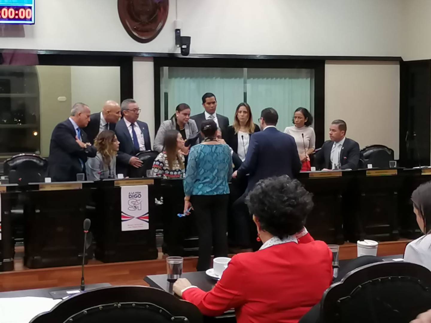 Primera sesión extraordinaria del plenario legislativo para tramitar, de emergencia, los proyectos para paliar el impacto del covid-19. Foto: Aarón Sequeira.