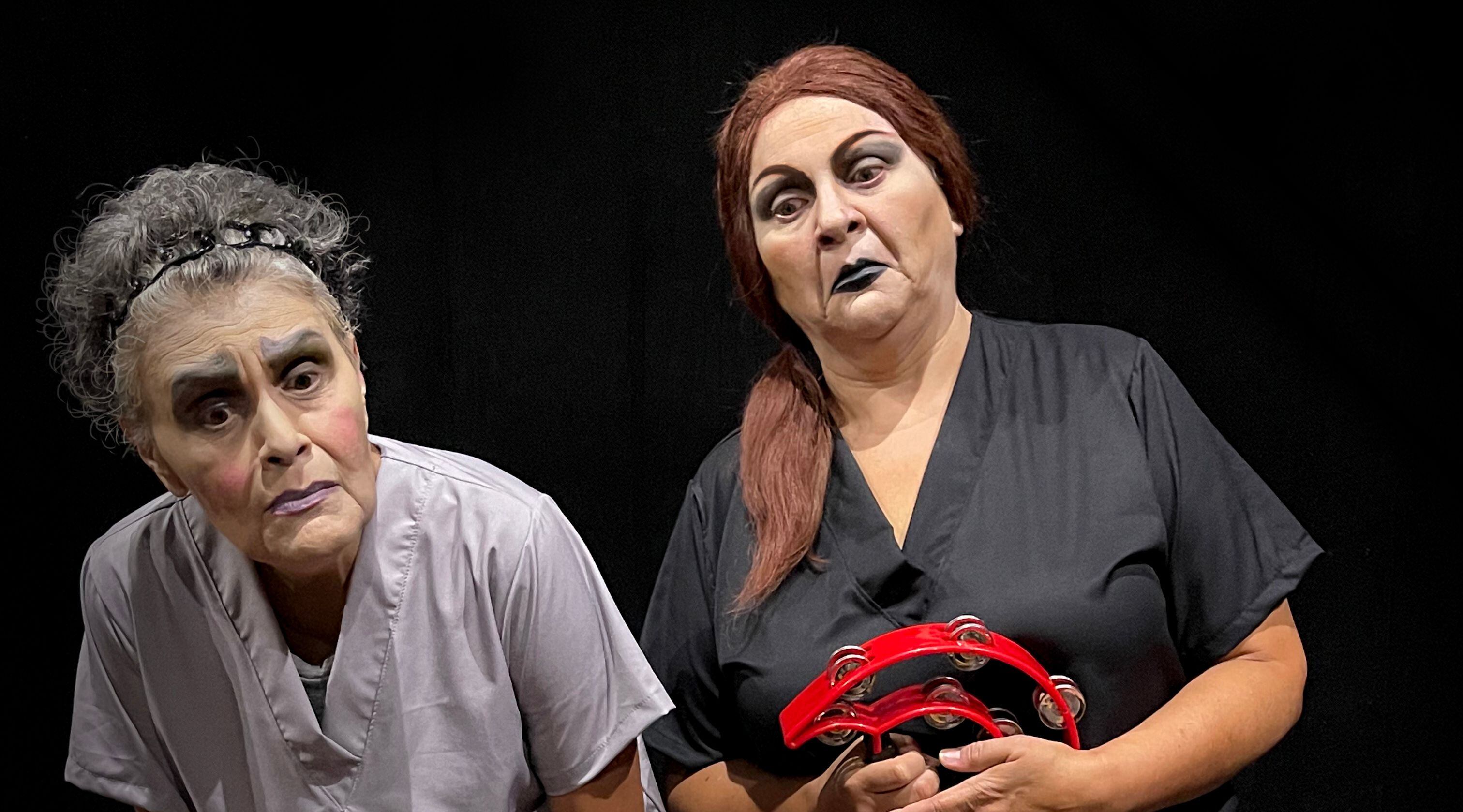 María Torres y Marcia Saborío se vuelven a unir en una obra de teatro tras la pandemia. Las actrices actúan y coproducen 'Radojka'. Foto: Cortesía