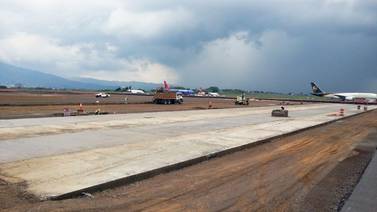 Aeropuerto Juan Santamaría avanza en ampliación de rampa remota