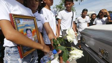 Iglesia católica de Filipinas pide el fin de las matanzas en guerra antidroga