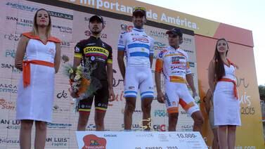 Gregory Brenes sigue entre los mejores 20 ciclistas del Tour de San Luis