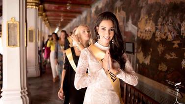 Tica Mariela Aparicio llegó al "top 10" del Miss Grand International 2015 celebrado en Bangkok