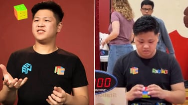 Joven con autismo rompe récord de armado de cubo Rubik en 3,13 segundos
