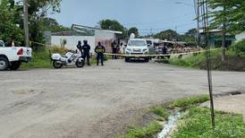 Vecino de El Roble de Puntarenas muere asesinado de tres balazos en la cabeza