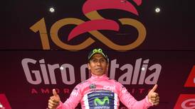Nairo Quintana teme perder el liderato en la contrarreloj de este martes
