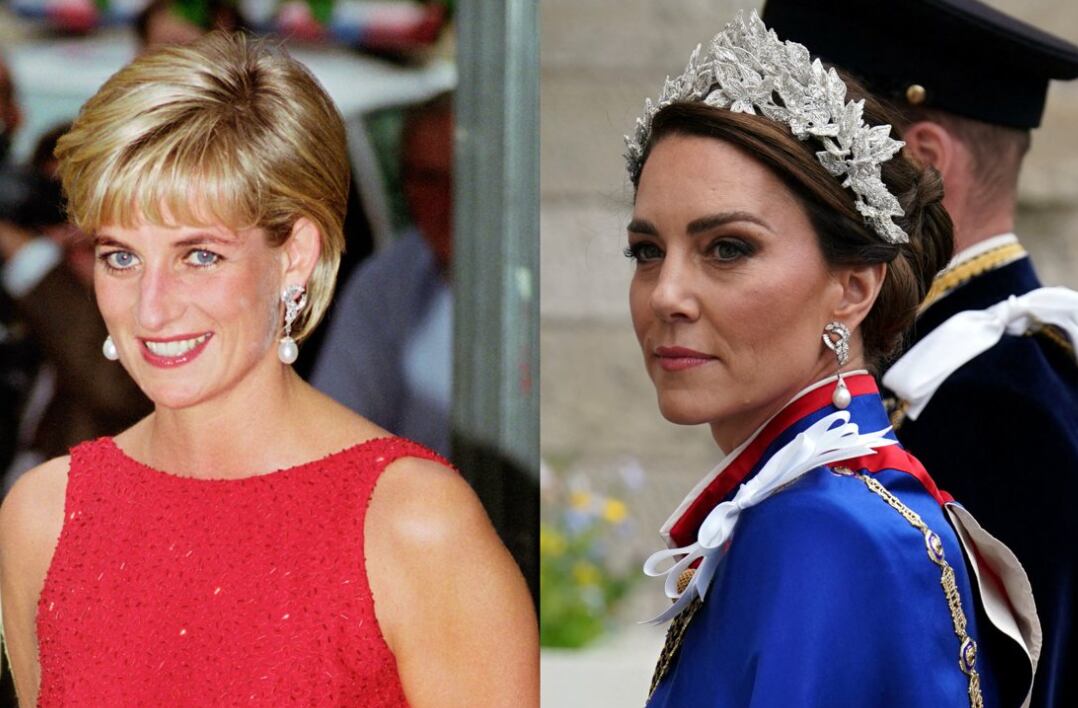 Kate Middleton homenajeó a su suegra, Lady Di, durante la coronación de Carlos III. 
