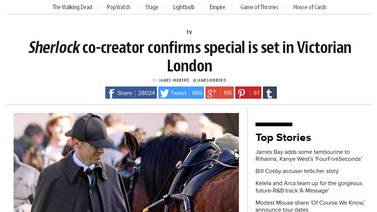 Serie 'Sherlock' tendrá episodio especial ambientado en Londres victoriano