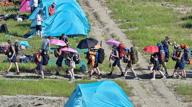 Masiva evacuación de 43.000 ‘scouts’ por amenaza de tifón en Corea del Sur
