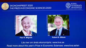 Dos estadounidenses ganan Nobel de Economía por su búsqueda de la subasta perfecta
