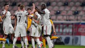 Romelu Lukaku evita la derrota de Bélgica