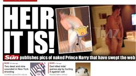   <em>The Sun </em> publicó las fotos del príncipe Enrique desnudo