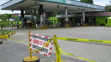 Minae cierra de nuevo una gasolinera en Limón por riesgo de contaminación 