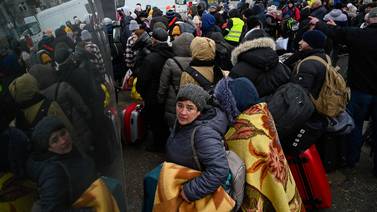 Personas que huyen de Ucrania sueñan desde ya con poder volver