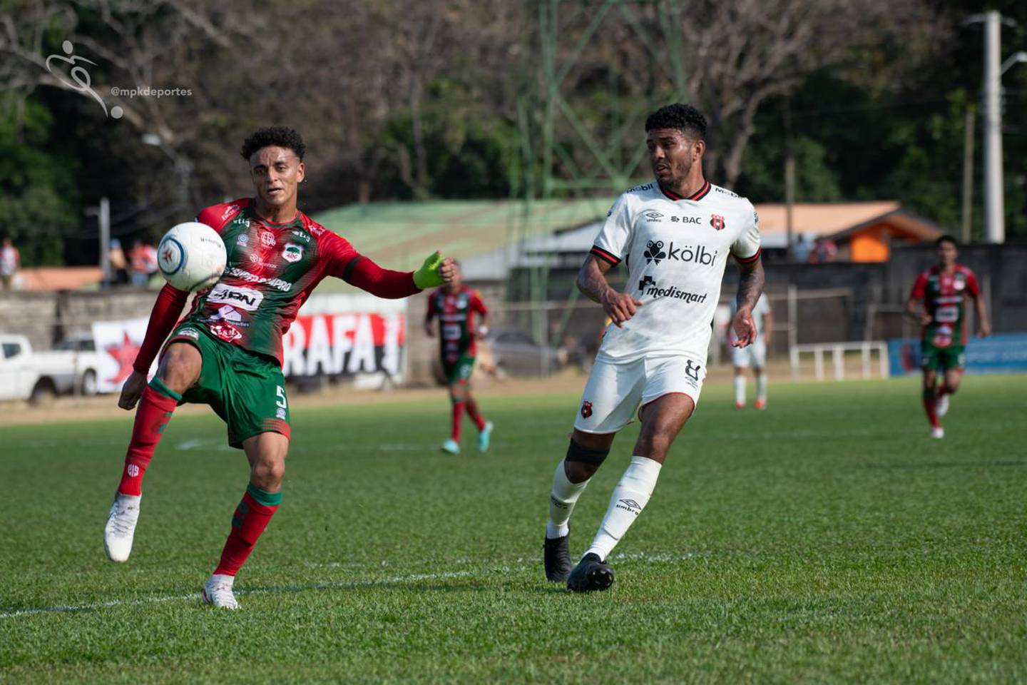 Johan Venegas fue titular con Liga Deportiva Alajuelense y jugó 45 minutos en el partido contra Guanacasteca.