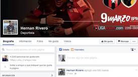 Agente de alajuelense Hernán Rivero denuncia perfil falso del jugador en Facebook