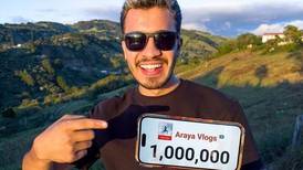 Araya Vlogs llega al millón de suscriptores en YouTube