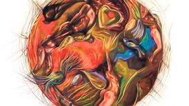 El pintor Miguel Hernández lleva sus espirales de color a Turquía