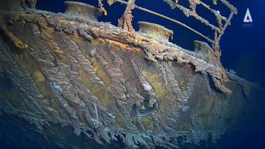 El Titanic se desintegra progresivamente por fuertes corrientes, corrosión y bacterias