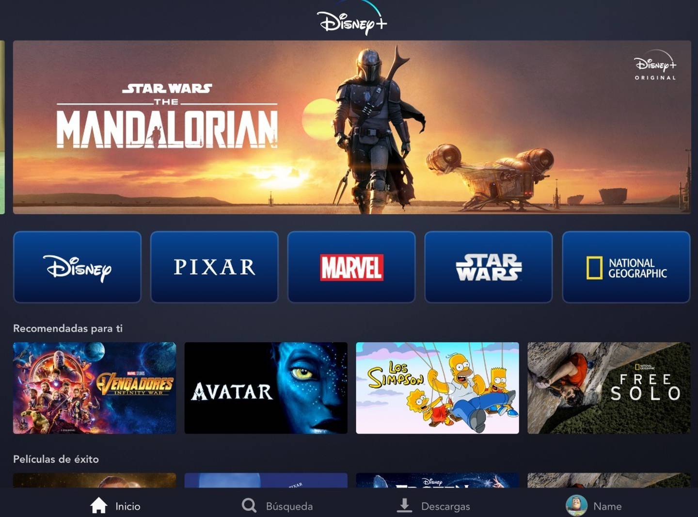 Disney +, plataforma de streaming