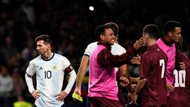 Lionel Messi tuvo un regreso a Argentina lleno de desazón
