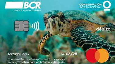“Carey”: la nueva tarjeta de débito con la que Mastercard y Banco de Costa Rica se unen para la protección de especies en peligro crítico de extinción