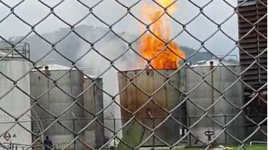 Trabajos de soldadura ocasionaron la explosión e incendio en tanque de la Fanal