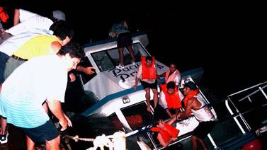 Naufragio de catamarán en Puntarenas recordó la tragedia del Pacific Princess