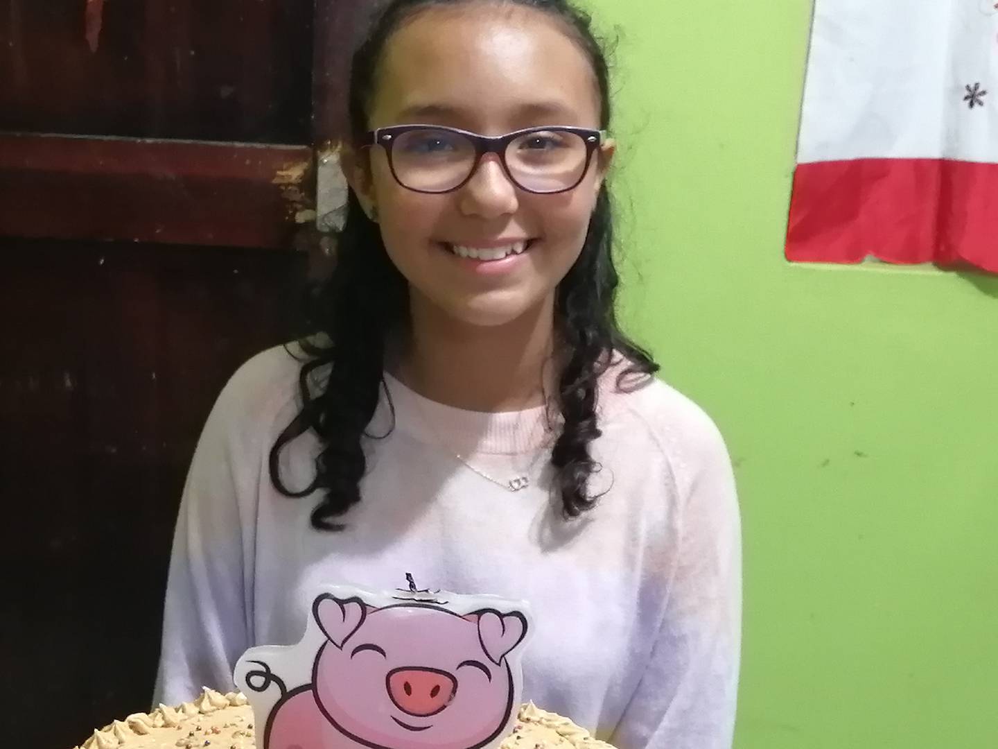 Bianka Cerdas Alvarado cumplió 13 años y va para segundo año de colegios. Es una adolescente sana, aunque nació a las 26 semanas de gestación. Foto: Keyna Calderón