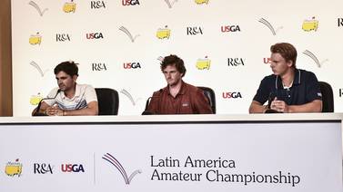 Un tico y dos chilenos sienten el peso de jugar el Latinoamericano amateur de golf como excampeones