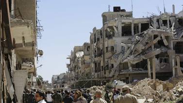 Régimen de Damasco está a un paso de apoderarse del enclave rebelde de Guta Oriental