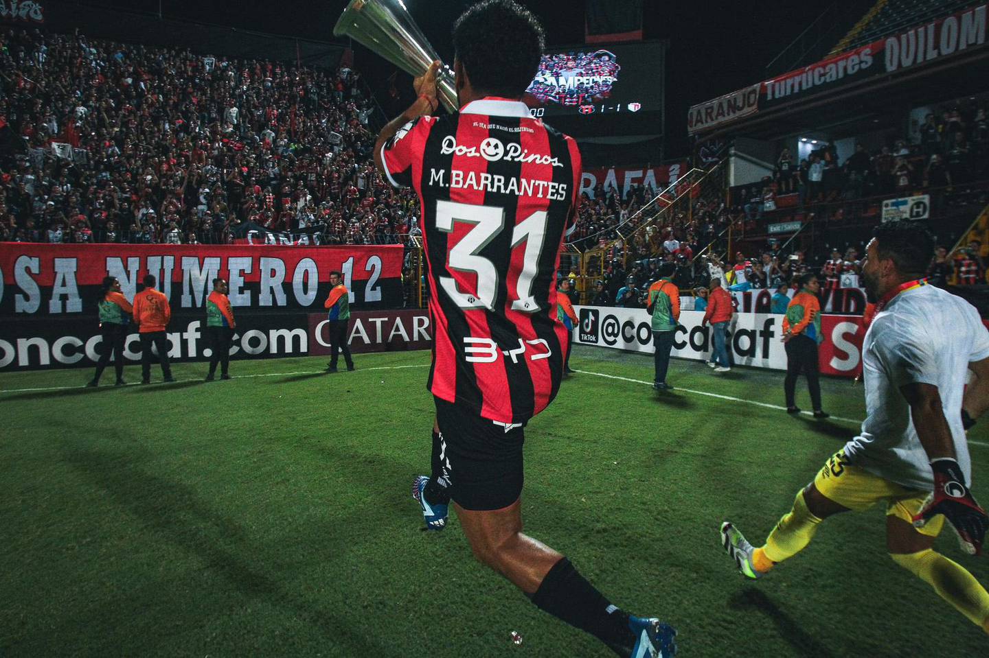 Michael Barrantes dijo que el título de la Copa Centroamericana de Concacaf con Liga Deportiva Alajuelense es muy especial para él.