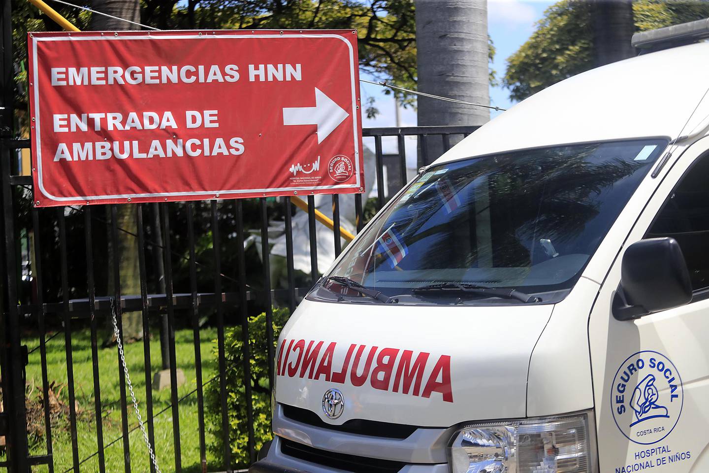 27/09/2023     San José. Espacio temporal de Emergencias del Hospital Nacional de Niños (HNN).