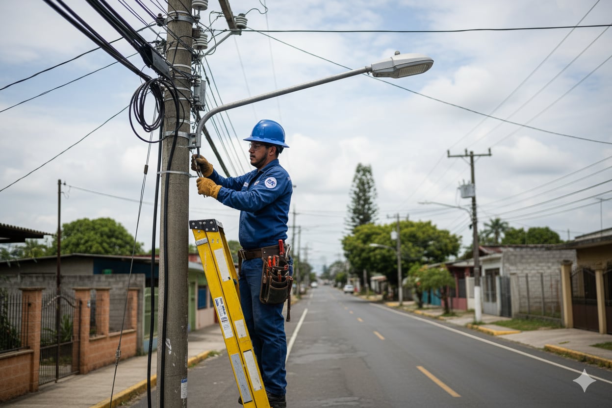 CNFL interrumpirá el servicio eléctrico en partes de San Pedro y San Sebastián este 2 de octubre por instalación de conductor y poste.