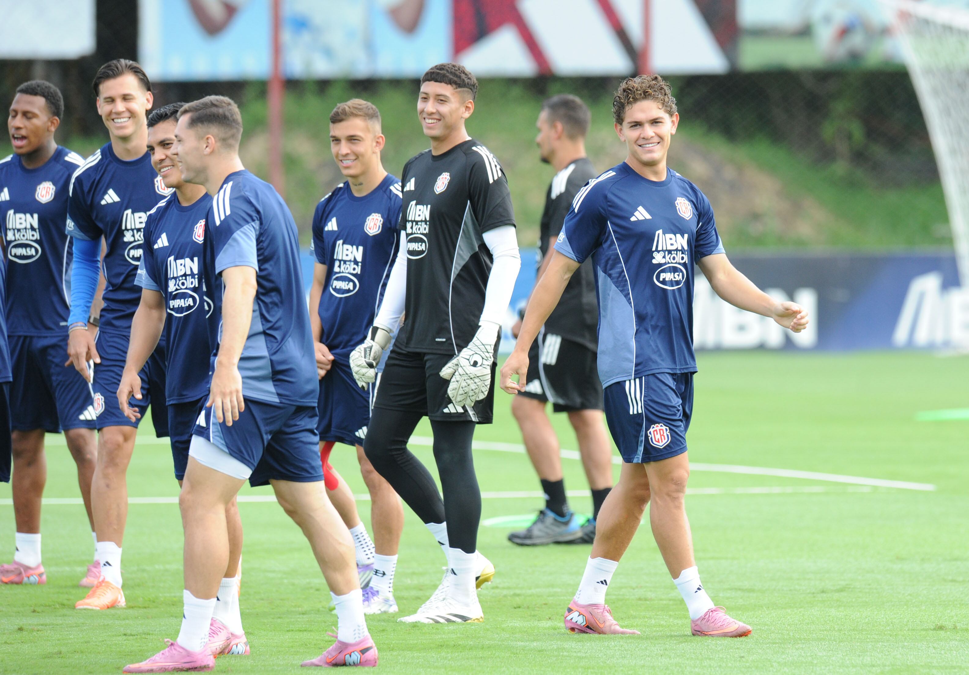 Entrenamiento de la Selección Nacional.