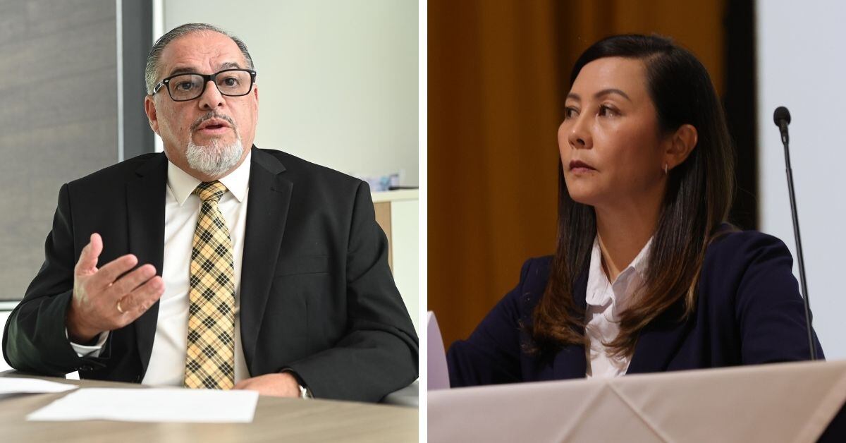 Yin Leng Hong y Hermes Alvarado