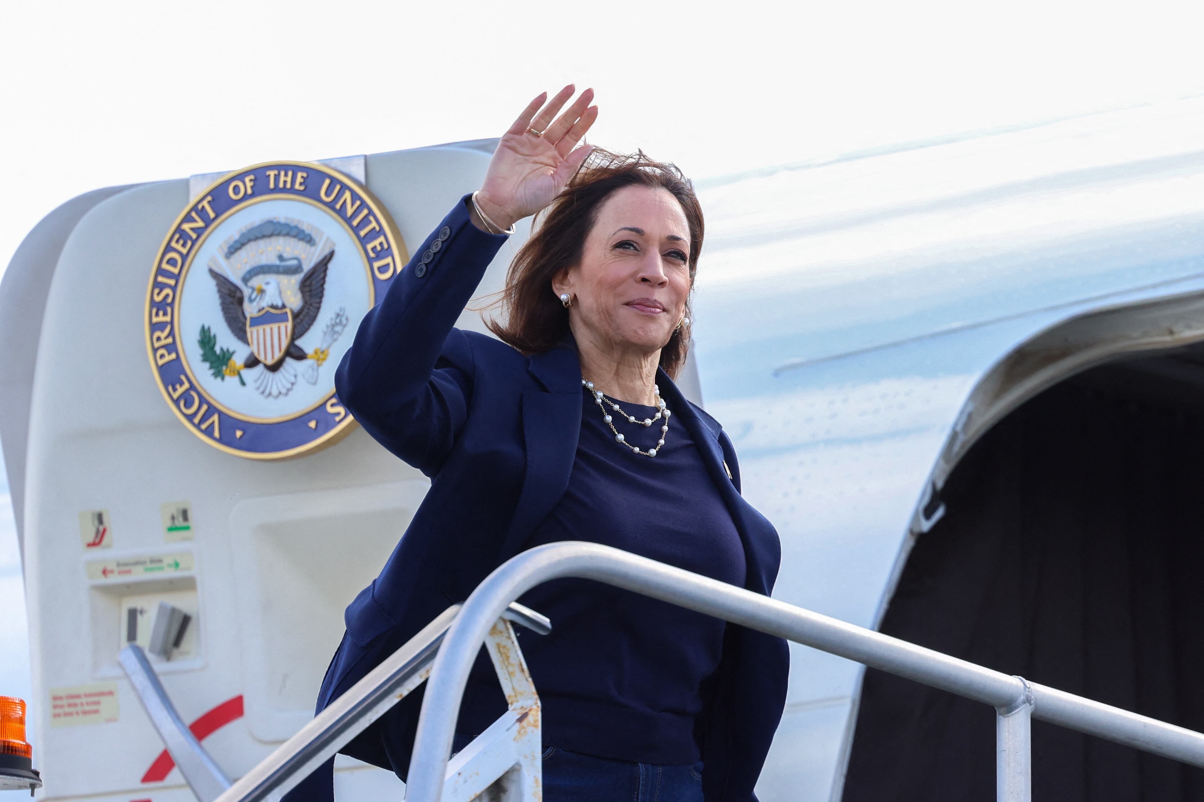 Kamala Harris, vicepresidenta de los Estados Unidos, reafirma su enfoque en la justicia social y los derechos reproductivos. Foto: AFP
